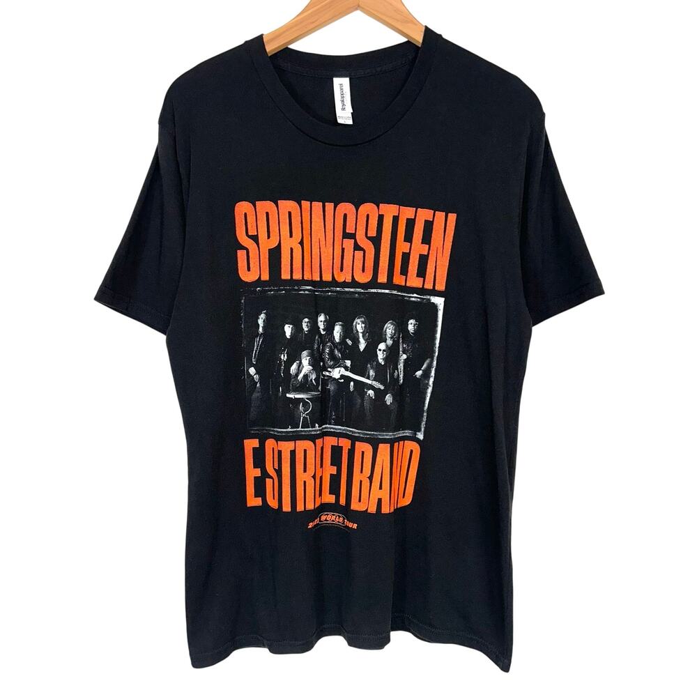 Springsteen E Street Band 2023 World Tour Black Unisex Short Sleeve T-Shirt L